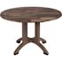 Atlanta 42 in. Round Bronze Shiplap Laminate Outdoor Dining Table
