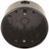 Bea 4-1/2 in. Plastic Black Lexan 2-Gang Mounting Box