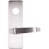 DETEX 10 Series Satin Chrome Grade 1 Exit Trim, Storeroom Function, S Lever, Less Cylinder, Right Hand Reverse
