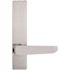 DETEX V Series Sprayed Aluminum Grade 1 Exit Trim, Passage Function, S Lever, Keyless