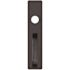 DETEX V Series Sprayed Black Grade 1 Exit Trim, Night Latch Function, S Pull, Less Cylinder