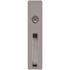 DETEX V Series Sprayed Aluminum Grade 1 Exit Trim, Night Latch Function, S Pull, Less Cylinder