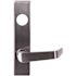 DETEX 10 Series Satin Chrome Grade 1 Exit Trim, Classroom Function, S Lever, Less Cylinder, Right Hand Reverse