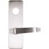 DETEX 10 Series Satin Chrome Grade 1 Exit Trim, Storeroom Function, S Lever, Less Cylinder, Left Hand Reverse