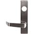 DETEX 10 Series Satin Chrome Grade 1 Exit Trim, Classroom Function, S Lever, Less Cylinder, Right Hand Reverse