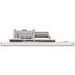 LCN 2010 Series Size 3 Grade 1 Sprayed Aluminum Left Hand Standard Arm Concealed Door Closer