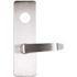 DETEX 10 Series Satin Chrome Grade 1 Exit Trim, Storeroom Function, S Lever, Less Cylinder, Right Hand Reverse