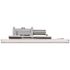 LCN 2010 Series Size 6 Grade 1 Sprayed Aluminum Left Hand Standard Arm Concealed Door Closer