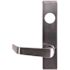 DETEX 10 Series Satin Chrome Grade 1 Exit Trim, Classroom Function, S Lever, Less Cylinder, Left Hand Reverse
