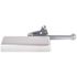 LCN 4110 Series Size 1 to 6 Sprayed Aluminum Grade 1 Surface Door Closer, Hold Open Extra Duty Arm, Right Hand