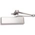 LCN 4110 Series Size 1 to 6 Sprayed Aluminum Grade 1 Surface Door Closer, Stop Arm, Left Hand