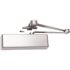 LCN 4030 Series Size 1 to 4 Sprayed Aluminum Grade 1 Surface Door Closer, Spring Stop Arm, Right Hand