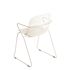 Ramatuelle'73 Creme Absolut Stackable Plastic/Metal Outdoor Dining Chair