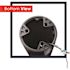 SOLUS Round 200BC Line-Voltage Black Aluminum 937 Lumen Hardwired Integrated LED Bollard Light 4000K