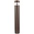 SOLUS Line-Voltage Bronze LED Landscape Bollard Light Exterior with Surface Mounted Aluminum Construction