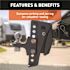 CURT Rebellion XD Adjustable Cushion Hitch (2 in. Ball, 2 in. Shank, 10,000 lbs.)