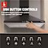 GASLAND 36 in. Wall Mount Range Hood with Aluminum Filters LED Lights Push Button Control in Black Stainless Steel