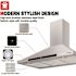 GASLAND 36 in. Wall Mount Range Hood with Aluminum Filters LED Lights and Touch Control in Stainless Steel