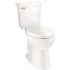 Premier Power Flush 2-piece 1.28 GPF Single Flush Elongated Toilet in White Seat Included
