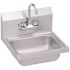 Elkay 17 in. Wall Mount Single Bowl 20-Gauge Stainless Steel Kitchen Sink Only