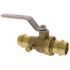 NIBCO 3/4 in. Brass Alloy Lead-Free Press Full Port Ball Valve with Drain