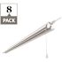 Simply Conserve 64-Watt Equivalent Linkable Integrated LED Shop Light, 4000K Cool White, 8-pack