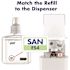 Healthcare Advanced Hand Sanitizer Gel, Citrus Scent, 1200 mL Refill for ES4 Push-Style Sanitizer Dispenser (Pack of 2)