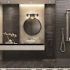 Dakota 20 in. 3-Light Modern Industrial Matte Black Bathroom Vanity Light with Seeded Glass Shades, 5-Piece Hardware Set