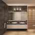 Dakota 20 in. 3-Light Modern Industrial Matte Black Bathroom Vanity Light with Seeded Glass Shades, 5-Piece Hardware Set
