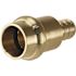 Apollo 1/2 in. Brass PEX-B Barb x 1/2 in. Press Adapter