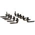 Luverne Grip Step 98 in. Black Aluminum Cargo Van Running Boards, Select Ford Transit-150, 250, 350