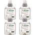 GoJo Green Certified Foam Hand Cleaner, Fragrance Free, 1250 mL Hand Soap Refill for FMX-12 Push-Style Dispenser (Pack of 4)