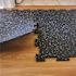 RUBBER KING Pro Series Grey/Blue-DDE 6 mm 24 in. W x 24 in. L Interlocking Rubber Tile Box of 10 (40 sq. ft.)