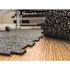 RUBBER KING Pro Series Grey-DDG 6 mm 24 in. W x 24 in. L Interlocking Rubber Tile Box of 10 (40 sq. ft.)