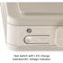 ETi 60-Watt Equivalent Integrated LED White Exit Sign Emergency Light Combo with Green Letters and Battery Backup 6500K