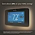 White Rodgers Sensi Touch Wi-Fi 7-Day Programmable Thermostat, Black