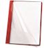 Smead 8-1/2 in. x 11 in. Report Covers with Clear Front, Red