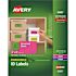 Avery Neon 2 in. x 4 in. Multi-Purpose Labels, Assorted (120-Pack)