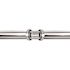 KEENEY 1-1/4 in. x 1-1/4 in. 22-Gauge Brass Slip Joint Straight Coupling, Polished Chrome