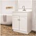 Design House Wyndham 24 in. 2-Door Bath Vanity Cabinet Only in White (Ready to Assemble)