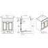 Design House Wyndham 24 in. 2-Door Bath Vanity Cabinet Only in White (Ready to Assemble)