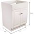 Design House Wyndham 24 in. 2-Door Bath Vanity Cabinet Only in White (Ready to Assemble)