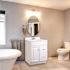 Design House Wyndham 36 in. W x 21 in. D Unassembled Bath Vanity Cabinet Only in Semi-Gloss White