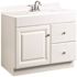 Design House Wyndham 36 in. W x 21 in. D Unassembled Bath Vanity Cabinet Only in Semi-Gloss White