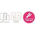 Design House Wyndham 36 in. W x 21 in. D Unassembled Bath Vanity Cabinet Only in Semi-Gloss White