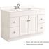 Design House Wyndham 48 in. 2-Door 4-Drawer Bath Vanity Cabinet Only in Semi-Gloss White (Ready to Assemble)