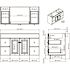 Design House Wyndham 48 in. 2-Door 4-Drawer Bath Vanity Cabinet Only in Semi-Gloss White (Ready to Assemble)