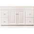 Design House Wyndham 48 in. 2-Door 4-Drawer Bath Vanity Cabinet Only in Semi-Gloss White (Ready to Assemble)