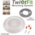 5 in./6 in. Selectable CCT Integrated LED Recessed Light Trim Disk Light 1500 Lumens Mount to Recessed Can or J-Box