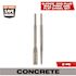 Milwaukee SLEDGE SDS-PLUS Bull Point and Flat Chisel Set (2-Pack)
